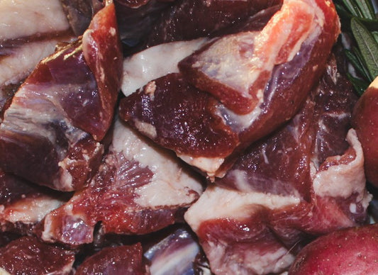Goat bone-in-stew meat